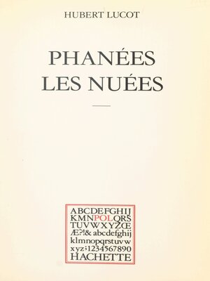 cover image of Phanées les nuées